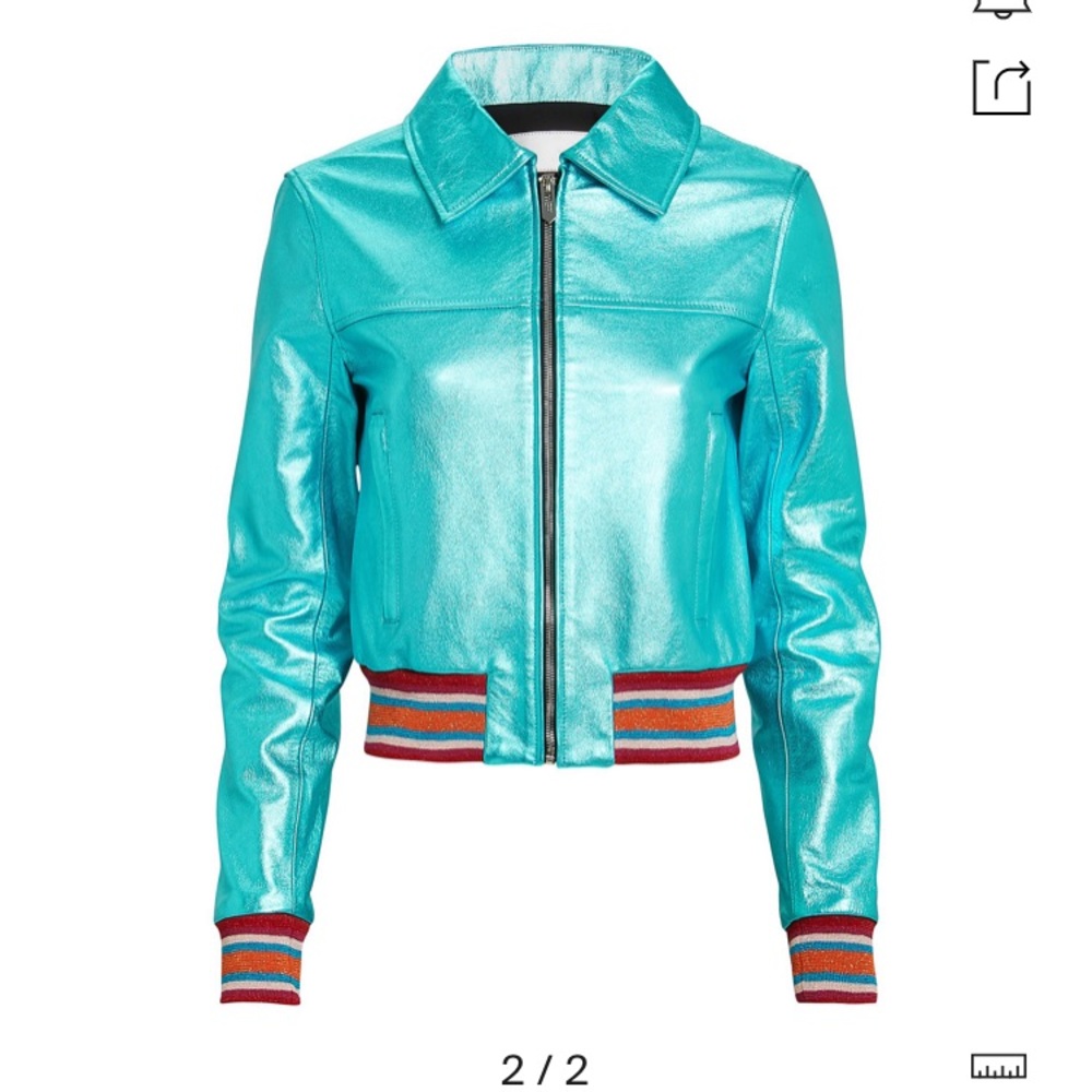 The Mighty Company Kensington Leather Jacket NWT